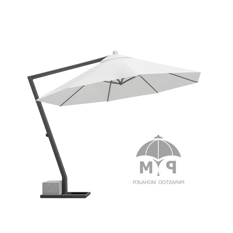 سایبان چتری گرد 5 متری پایه بغل