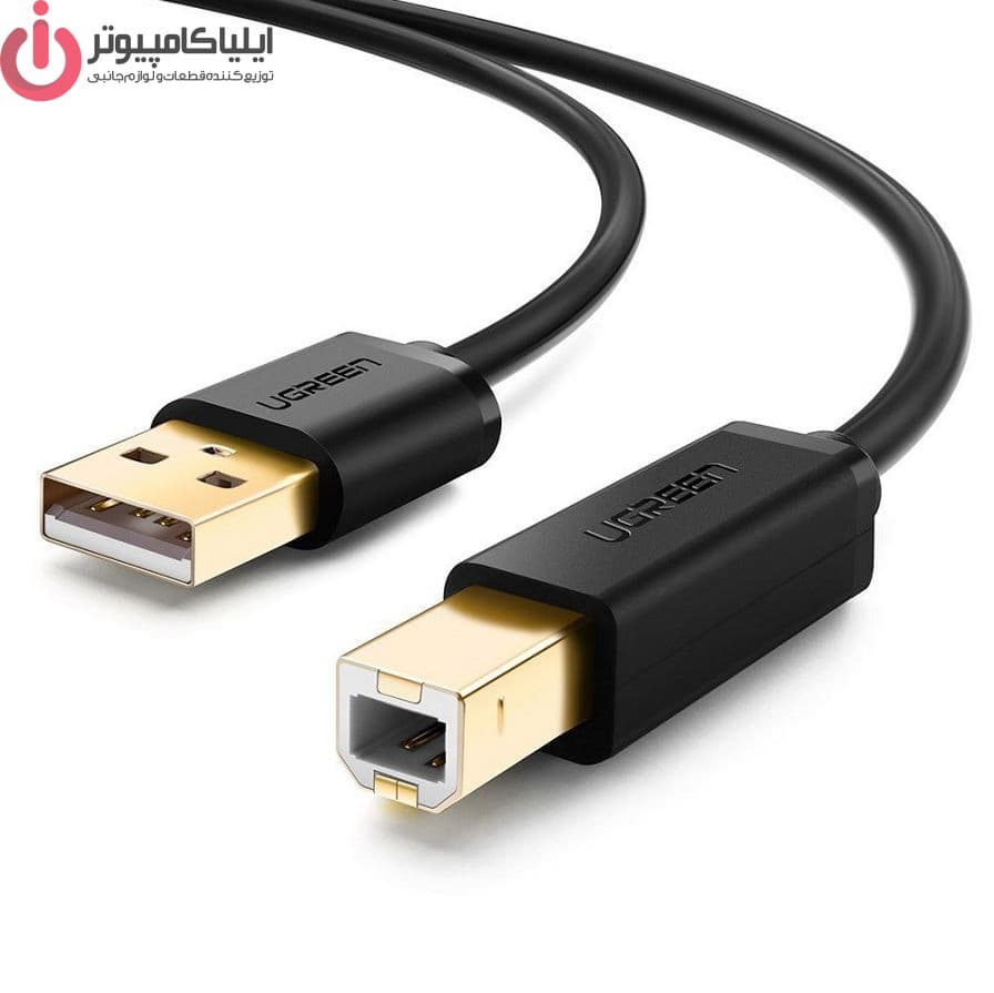 کابل پرینتر USB2.0 یوگرین مدل UGREEN US135-20847 طول 2 متر