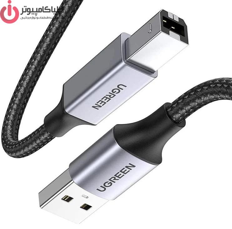 کابل پرینتر USB2.0 یوگرین مدل UGREEN US369-90560 طول 5 متر