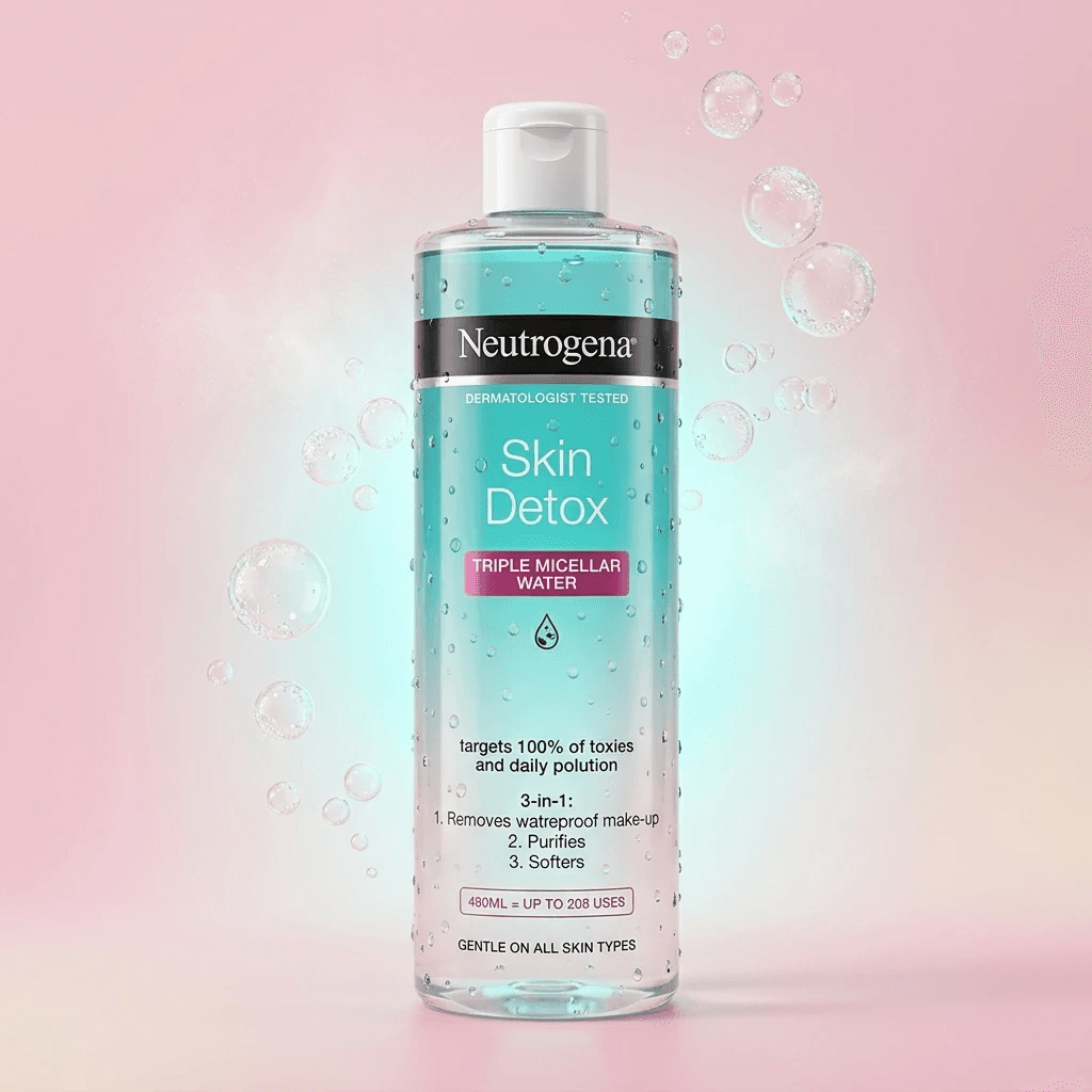میسلار نوتروژینا Neutrogena مدل Skin Detox حجم 400 میلی لیتر