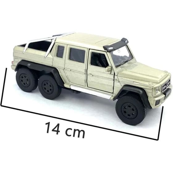 ماشین اسباب بازی مرسدس بنز G63 AMG 6X6 قطره چک دارای مجوز 1:38 WELLY کدk22842 — تصویر ۲