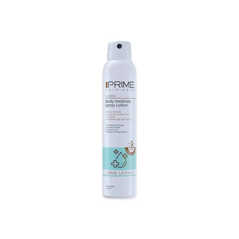 اسپری لوسیون آبرسان بدن پرایم مدل long lasting حجم 200 میلی لیتر