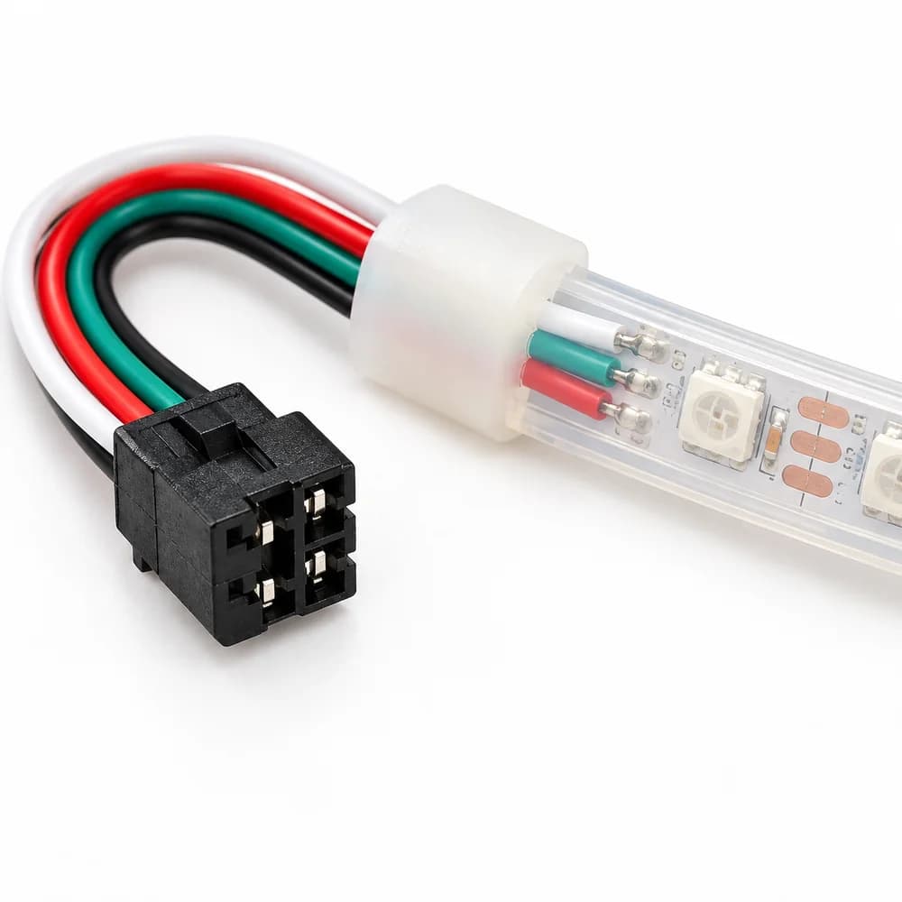 ال ای دی نواری RGB دیتاپذیر WS2812 تراکم 60 روکش دار 5 ولت — تصویر ۳
