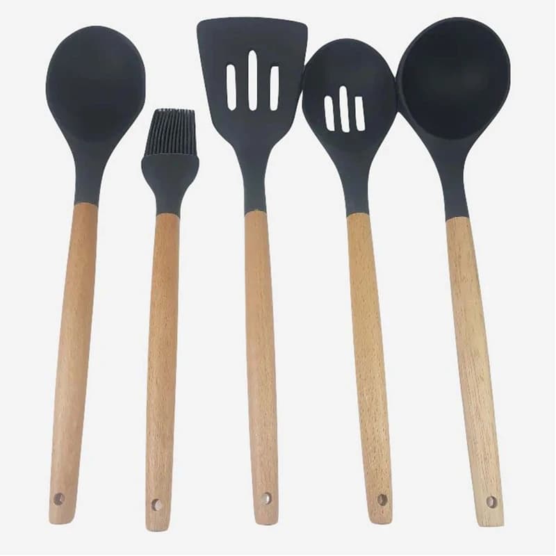سرویس کفگیر و ملاقه 12 پارچه پرنس هوم مدل KITCHEN SETکدk22634