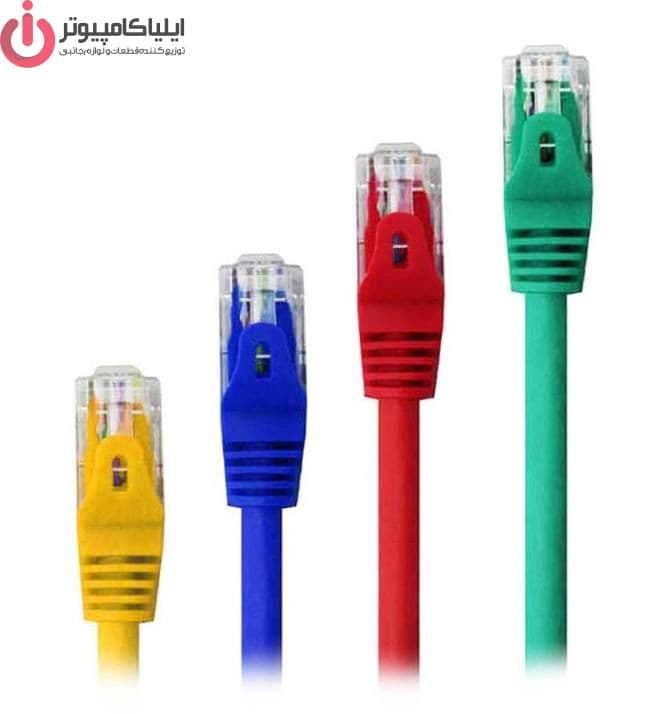 کابل شبکه UTP Cat6 برند کی نت مدل K-NET K-NCP6U005 به طول 0.5 متر