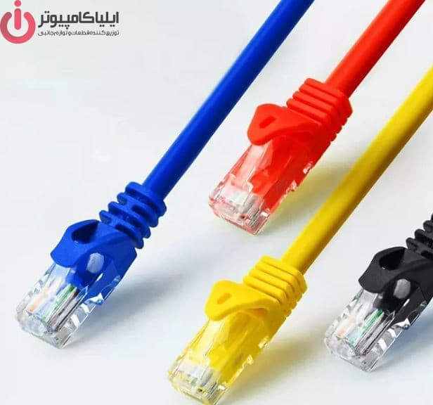 کابل شبکه UTP Cat6 برند کی نت مدل K-NET K-NCP6U005 به طول 0.5 متر — تصویر ۲