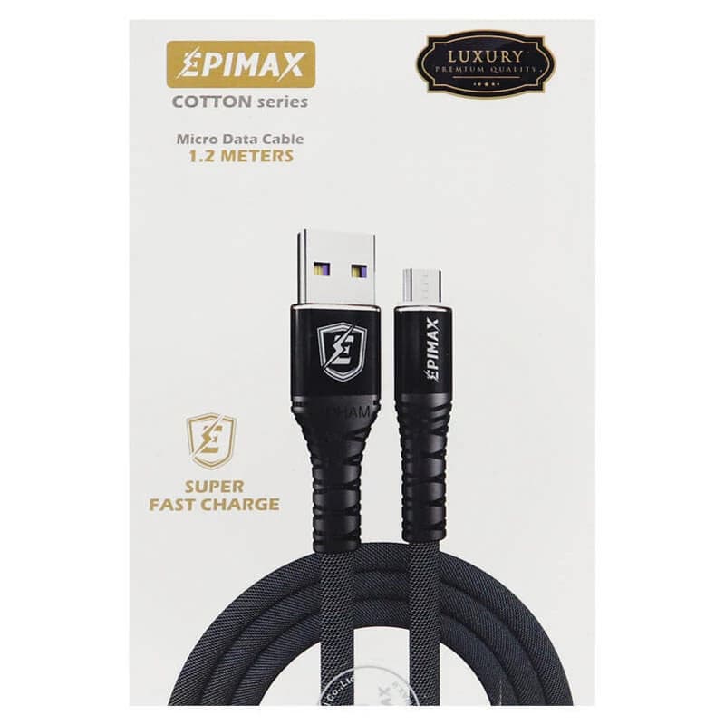 کابل تبدیل USB به microUSB اپی مکس مدل EC-01 طول 1.2 متر کدk22620