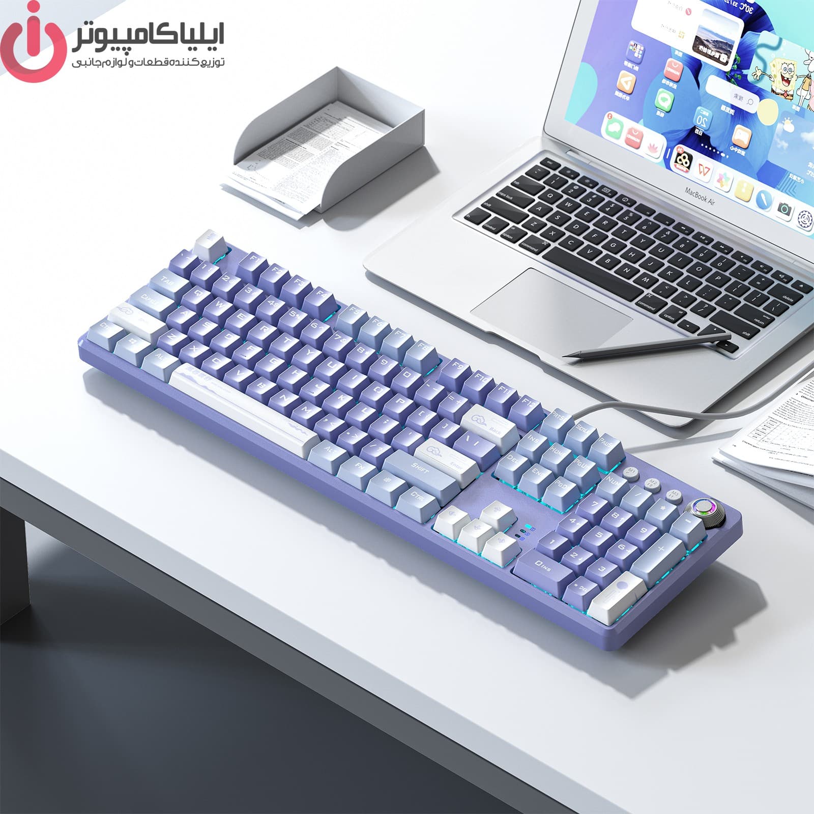 کیبورد مخصوص بازی آئولا مدل AULA Wind F2088 PRO — تصویر ۵