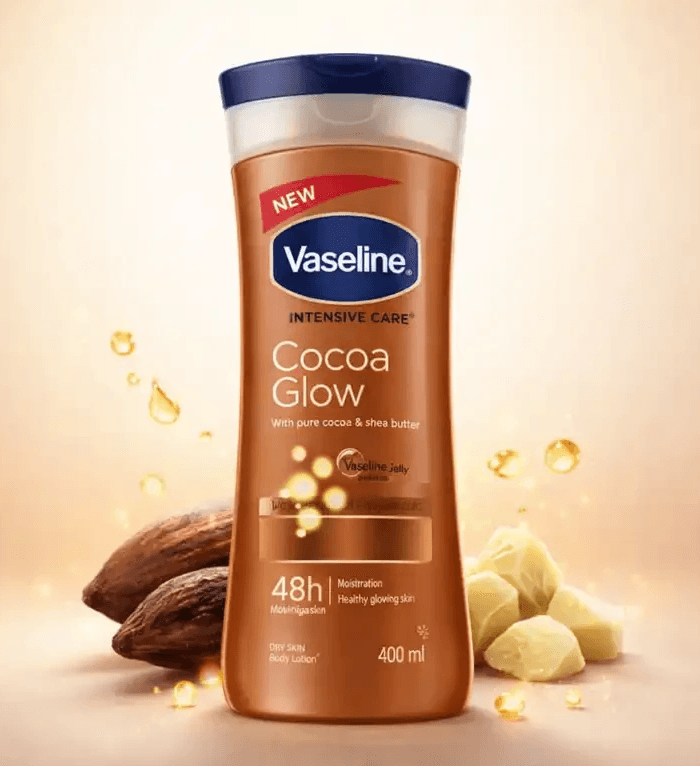 لوسیون بدن وازلین شکلاتی (Vaseline Cocoa Glow) غیر اصل