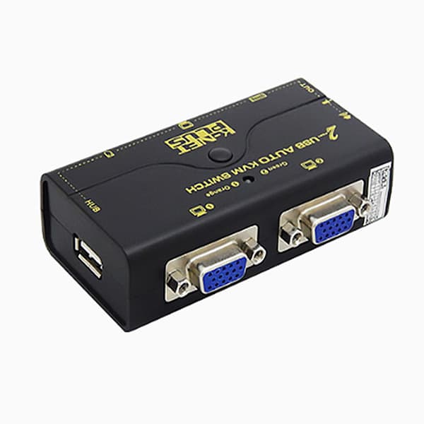 سوییچ کی وی ام VGA دو پورت کی نت پلاس مدل KP-SWKV002 — تصویر ۴