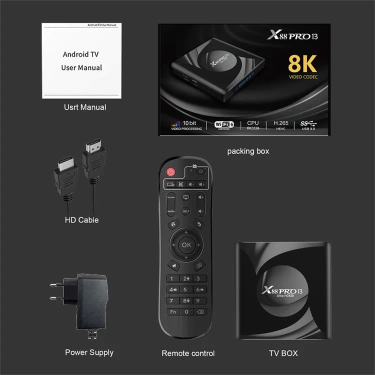اندروید باکس مدل X88 PRO 13 — تصویر ۱۲