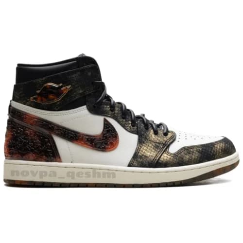 کفش کتونی نایک جردن 1 ساقدار یر آف د اسنک Nike Air Jordan 1 High OG Xuanwu year of the Snake — تصویر ۳