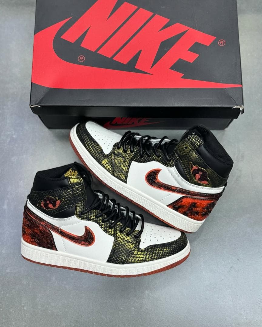 کفش کتونی نایک جردن 1 ساقدار یر آف د اسنک Nike Air Jordan 1 High OG Xuanwu year of the Snake — تصویر ۲