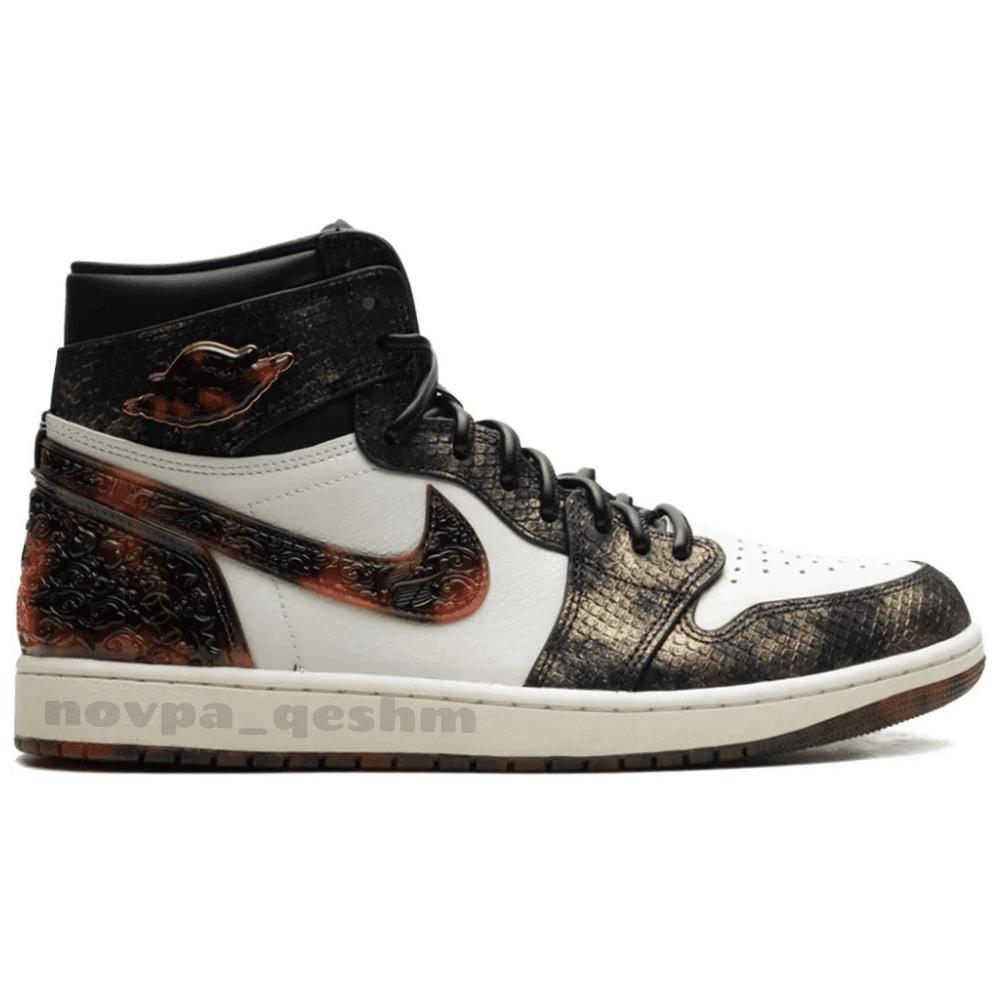 کفش کتونی نایک جردن 1 ساقدار یر آف د اسنک Nike Air Jordan 1 High OG Xuanwu year of the Snake