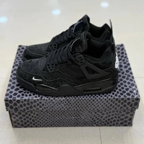 کفش کتونی نایک ایر جردن ۴ رترو بلک مامبا نایجل سیلوستر – Nike Air Jordan 4 Retro Black Mamba x Nigel Sylvester — تصویر ۵