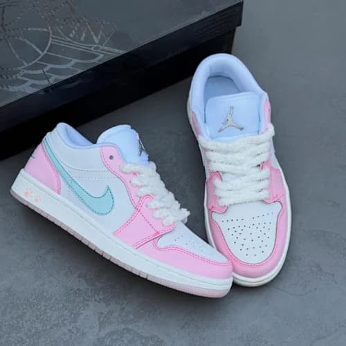 کفش کتونی نایک ایر جردن 1 پنجه گربه ای Nike Air Jordan 1 Low SE Paw Print — تصویر ۱۰