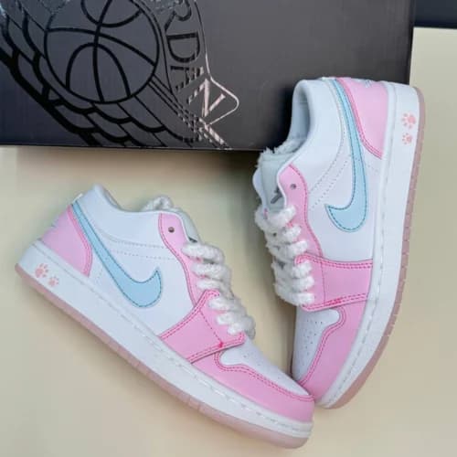 کفش کتونی نایک ایر جردن 1 پنجه گربه ای Nike Air Jordan 1 Low SE Paw Print — تصویر ۷