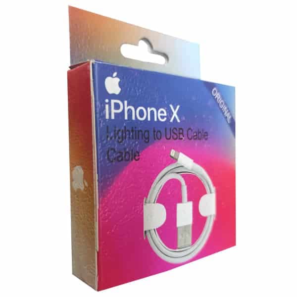 کابل شارژ لایتنینگ به USB آیفون X