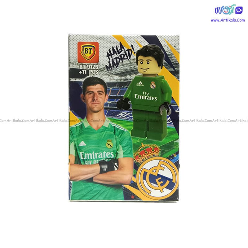 مینی فیگور لگویی فوتبالی طرح تیبو کورتوا کد BT 9125