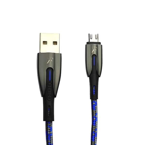 کابل شارژ و دیتا کی اف سنیور Micro USB مدل M-65 12w سوپر فست شارژ