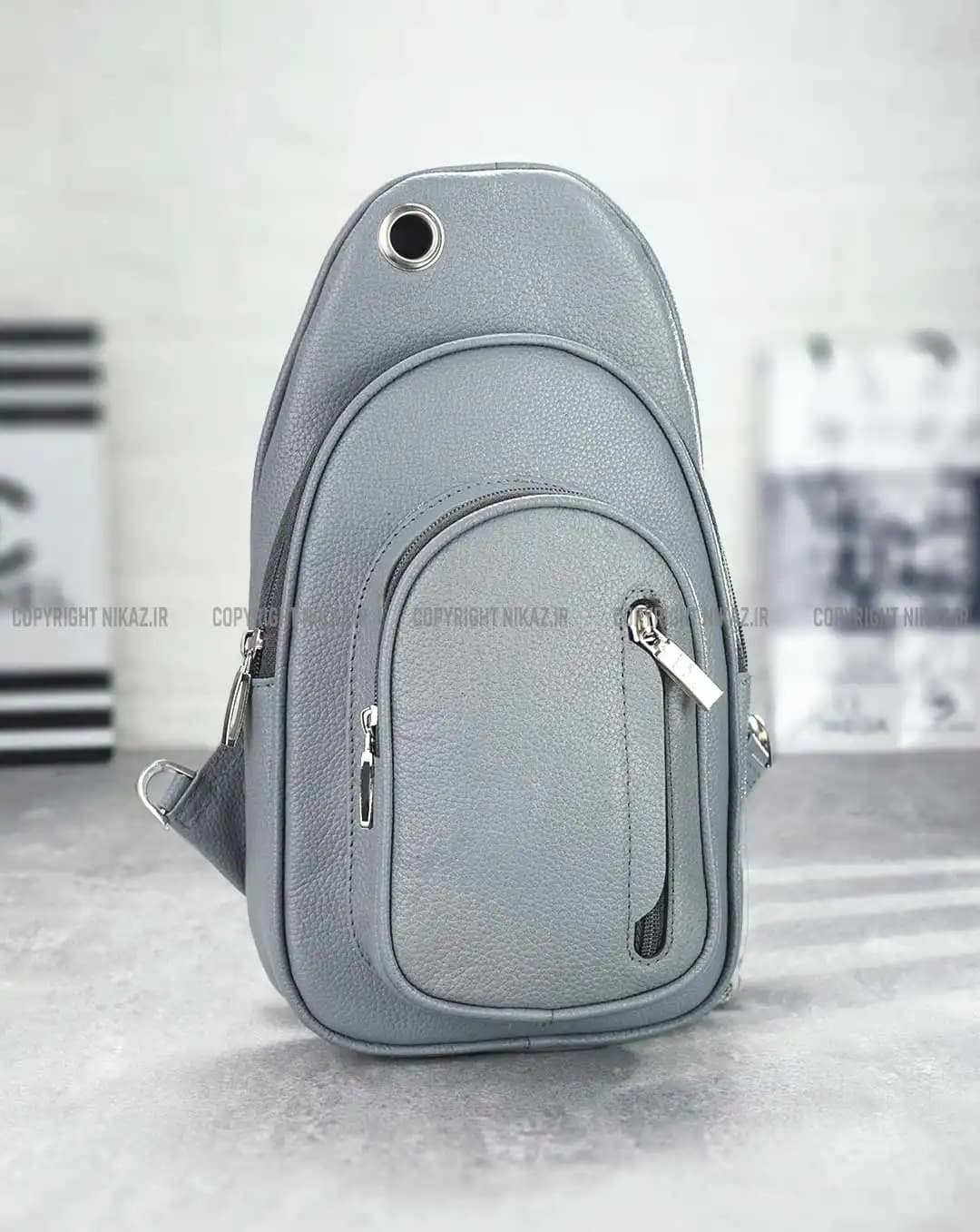 کیف کراس بادی مردانه چرم طبیعی مدل کیان کد 2511 — تصویر ۲