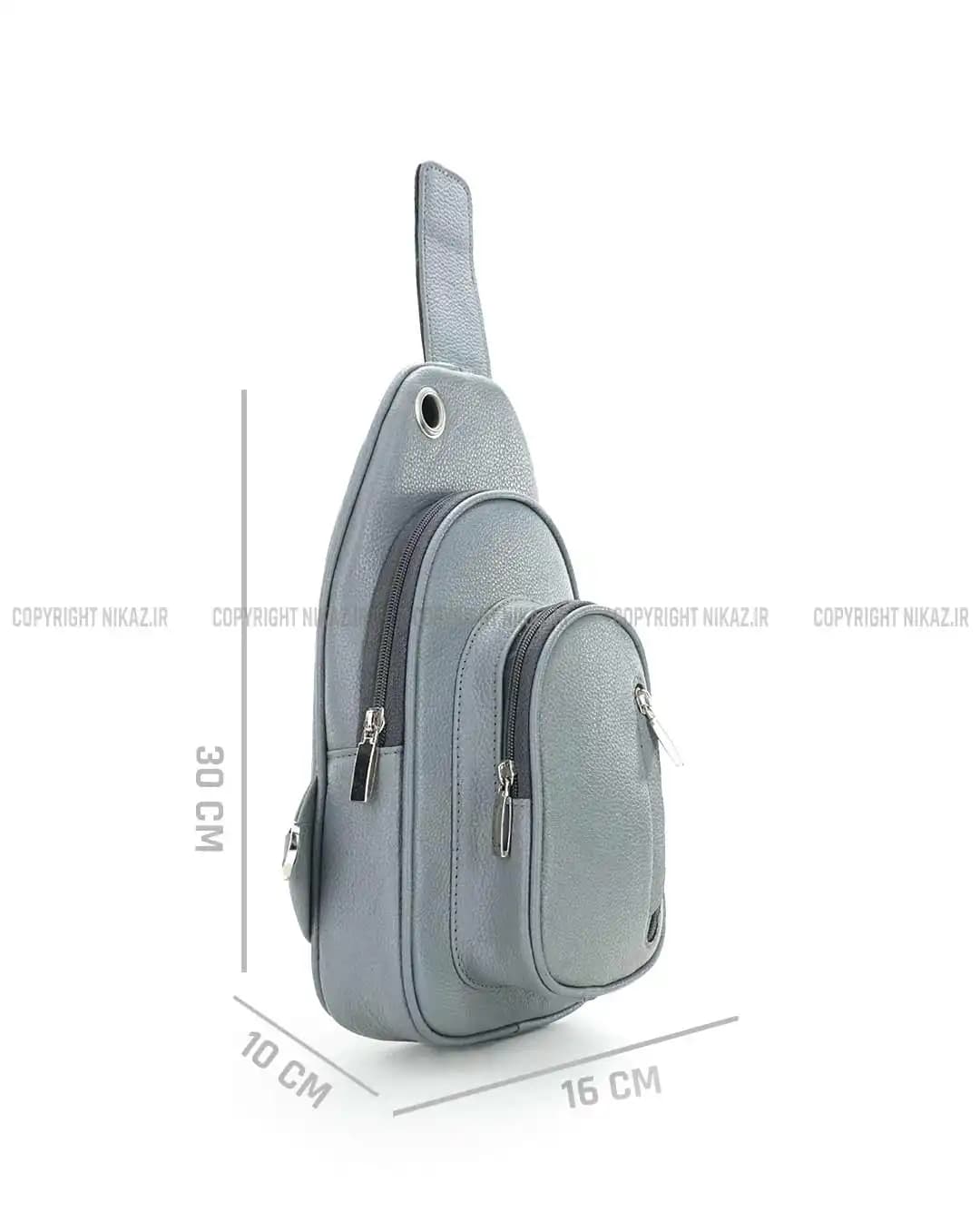 کیف کراس بادی مردانه چرم طبیعی مدل کیان کد 2511 — تصویر ۳