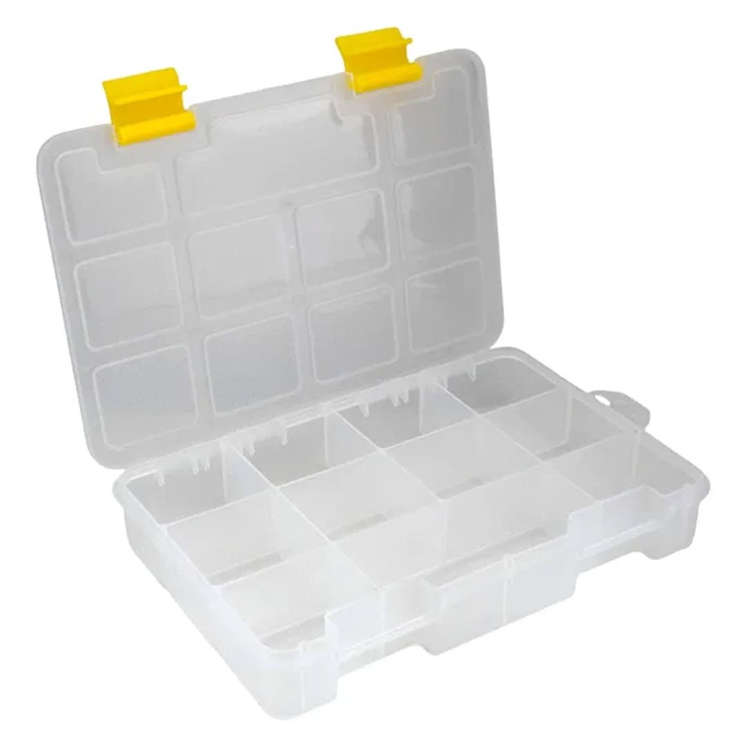 جعبه ابزار اورگانایزر پلاستیکی 11 خانه سایز 20x13x3 سانتی متر