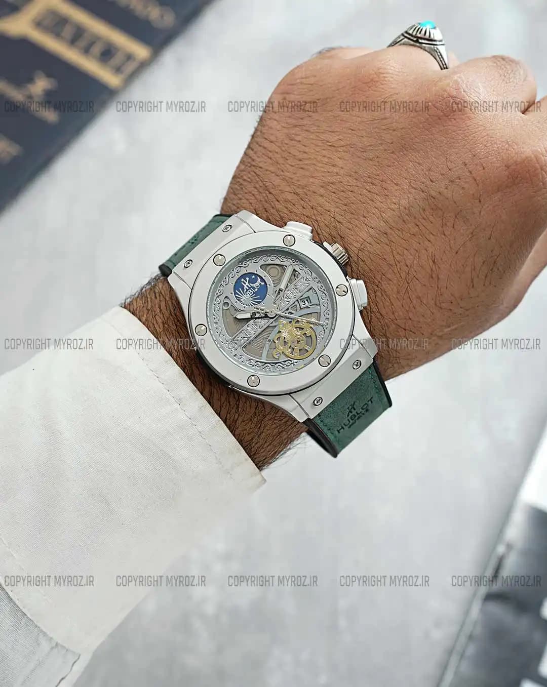 ساعت مچی مردانه هابلوت HUBLOT مدل بیگ بنگ کد 2482 — تصویر ۳