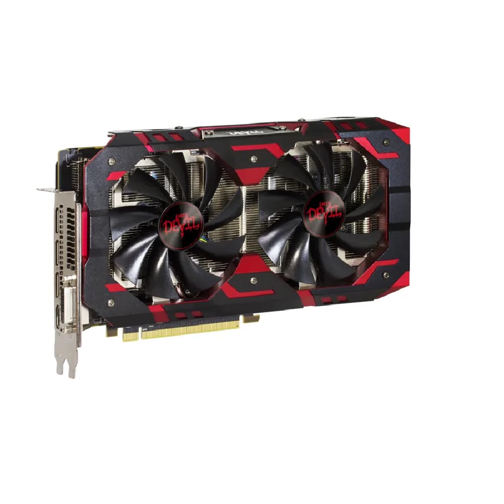 کارت گرافیک پاورکالر مدل Red Devil Radeon RX 580 Golden حافظه 8 گیگابایت کارکرده — تصویر ۲