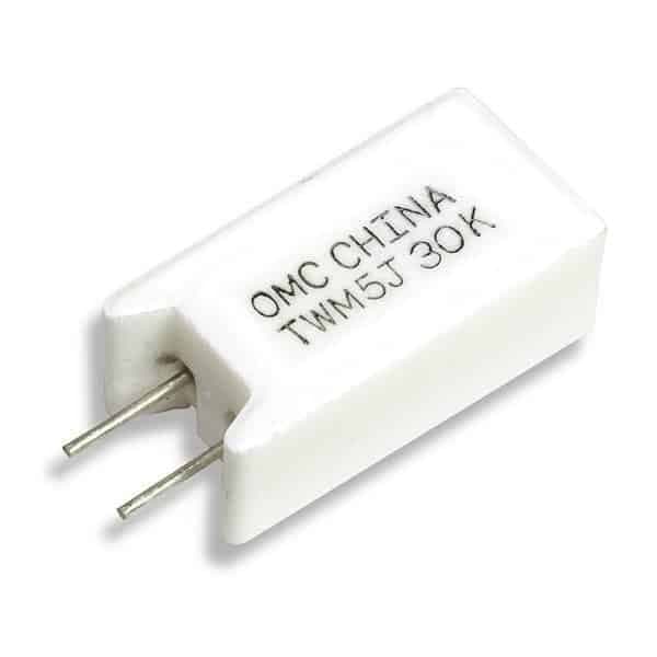 مقاومت آجری ایستاده 27K اهم 5W بسته 5 تایی