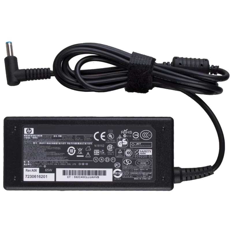 شارژر لپ تاپ HP 19.5V 3.3A BLUE