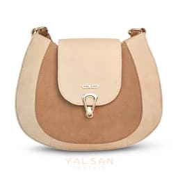 کیف دوشی زنانه چرم یلسان مدل آوید کد 218-HR — تصویر ۲