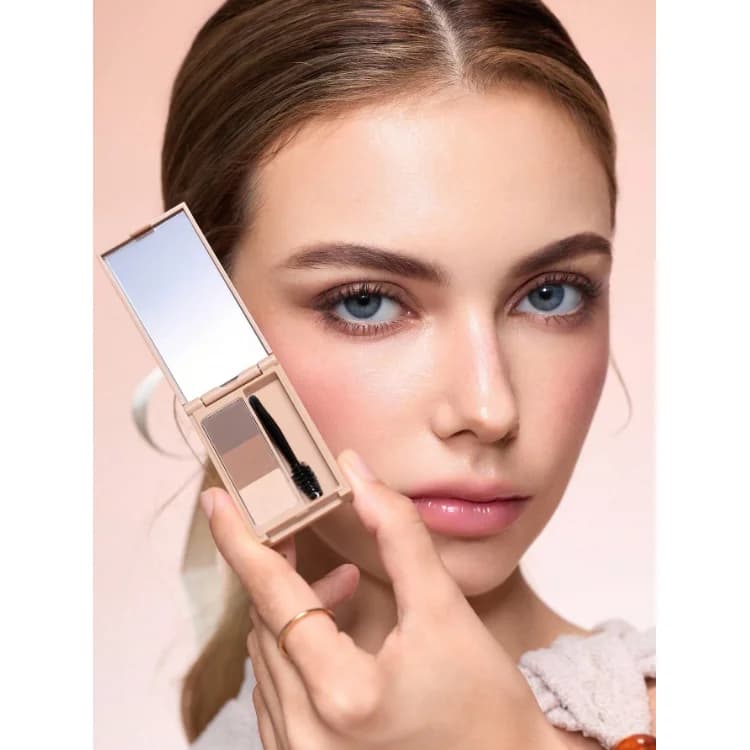 پالت سایه ابرو ۳ رنگ Puff Brow شیگلم — تصویر ۳