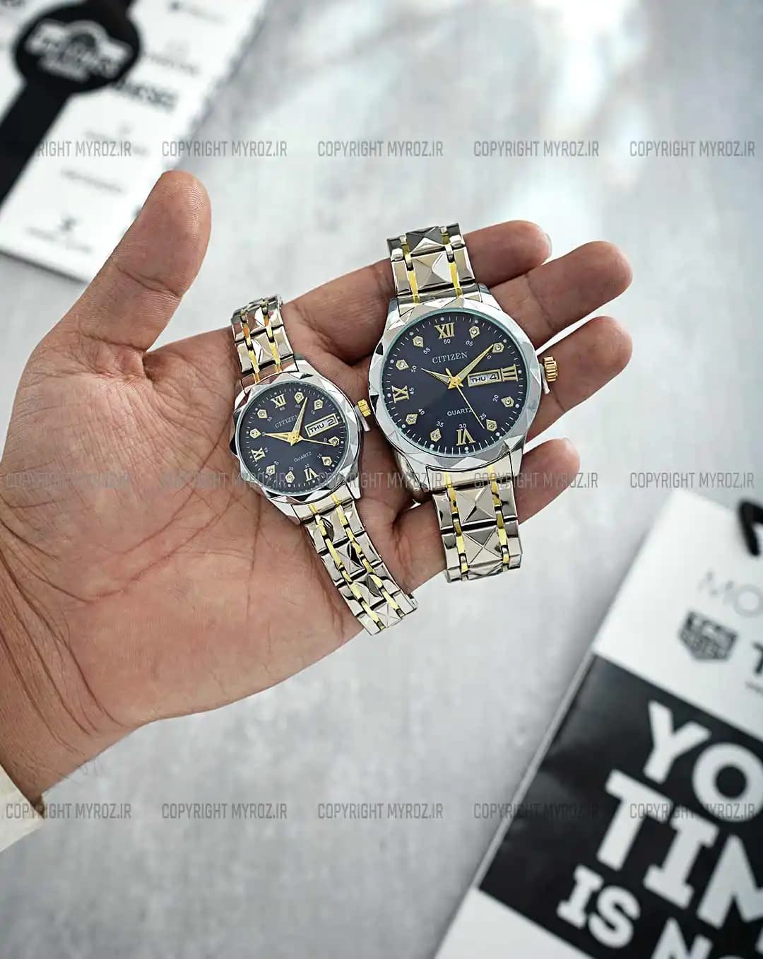 ست ساعت مچی سیتیزن CITIZEN مدل VIP کد 2441 — تصویر ۲