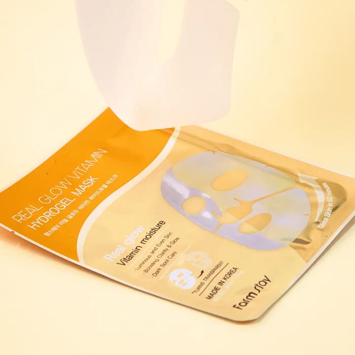 ماسک ورقه‌ای روشن کننده Glow Vitamin فارم استی ۳۵گرم — تصویر ۴