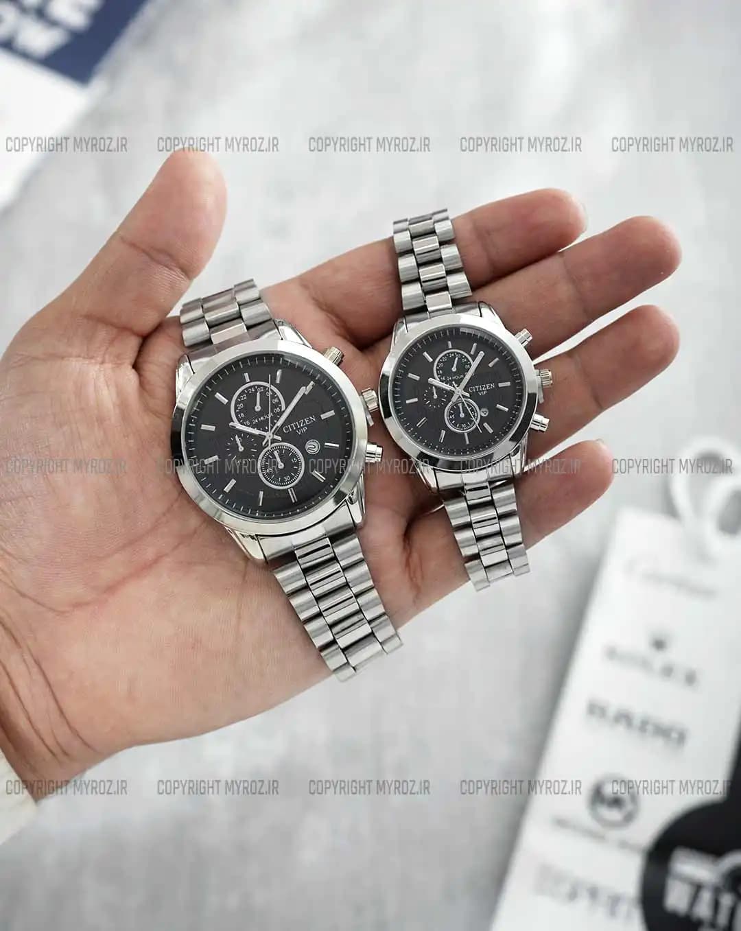 ست ساعت مچی سیتیزن CITIZEN مدل VIP کد 2430 — تصویر ۲