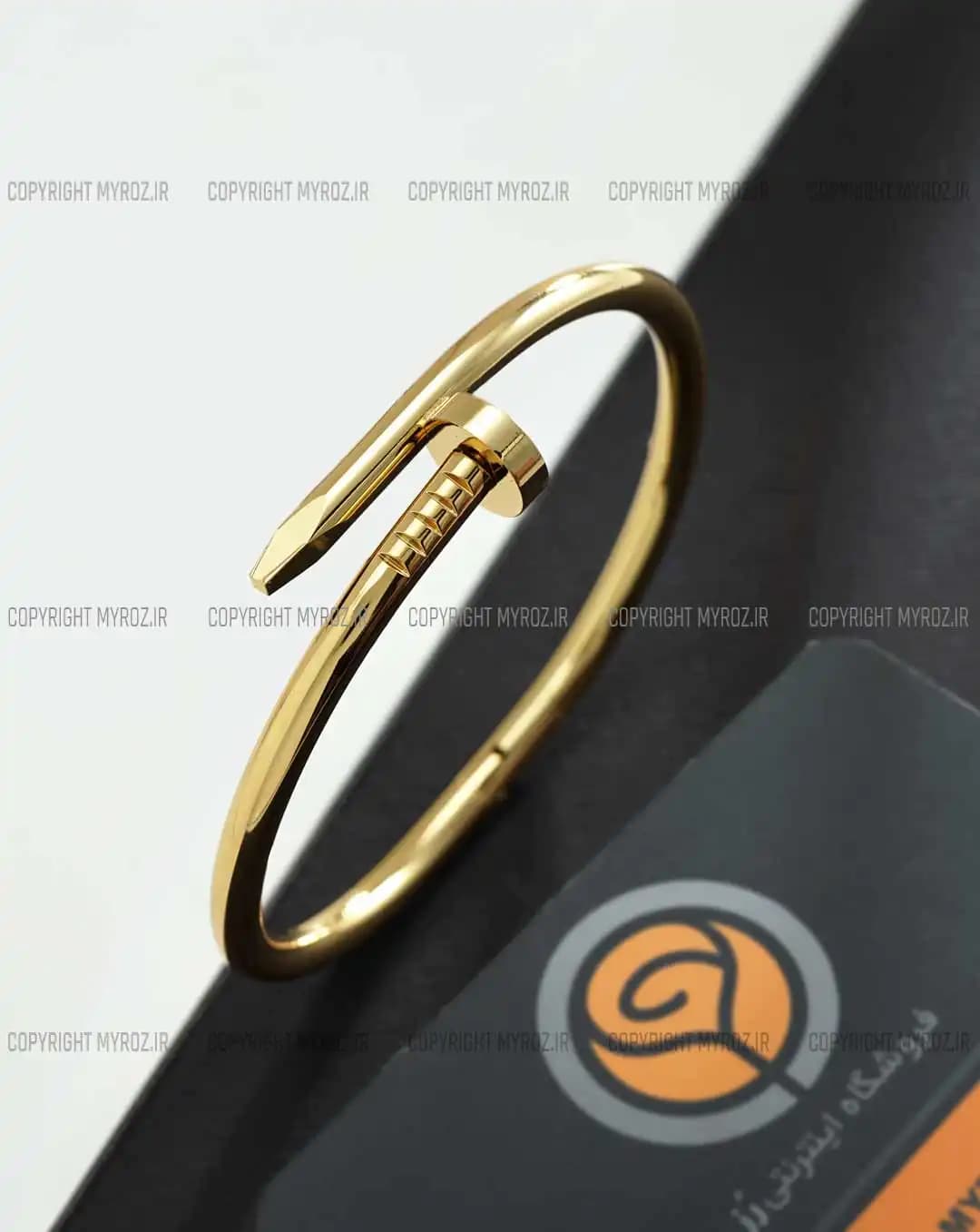 دستبند استیل زنانه کارتیر CARTIER مدل میخ کد 2404 — تصویر ۴