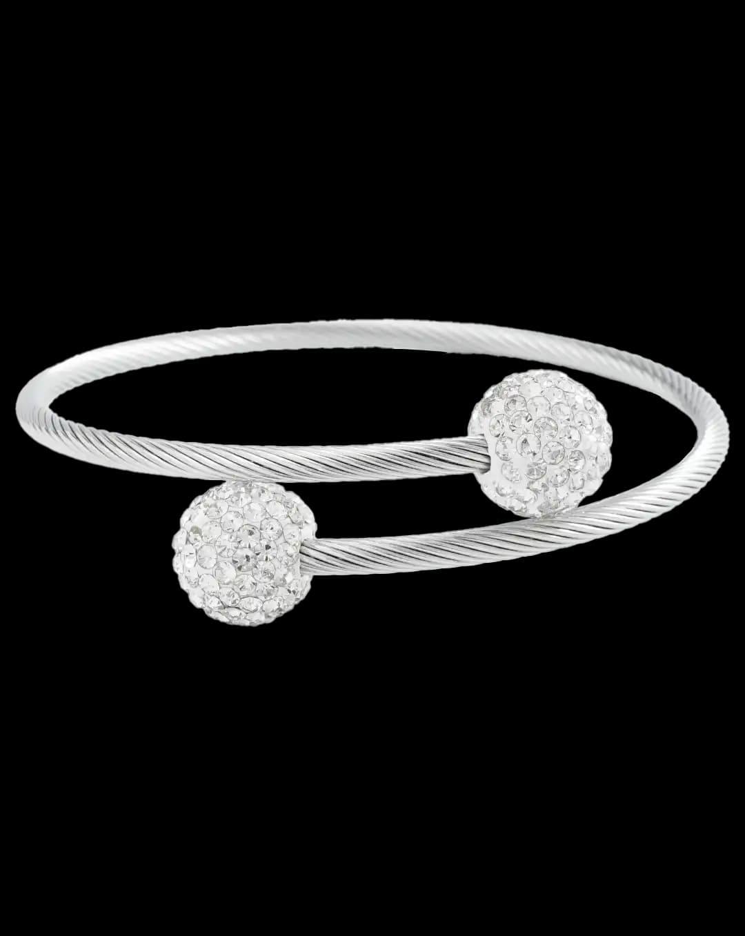 دستبند استیل زنانه کارتیر CARTIER مدل النگویی کد 2401 — تصویر ۲