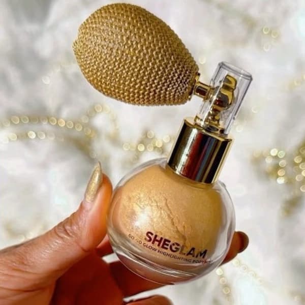 اسپری شاین بدن شیگلم مدل gold — تصویر ۲