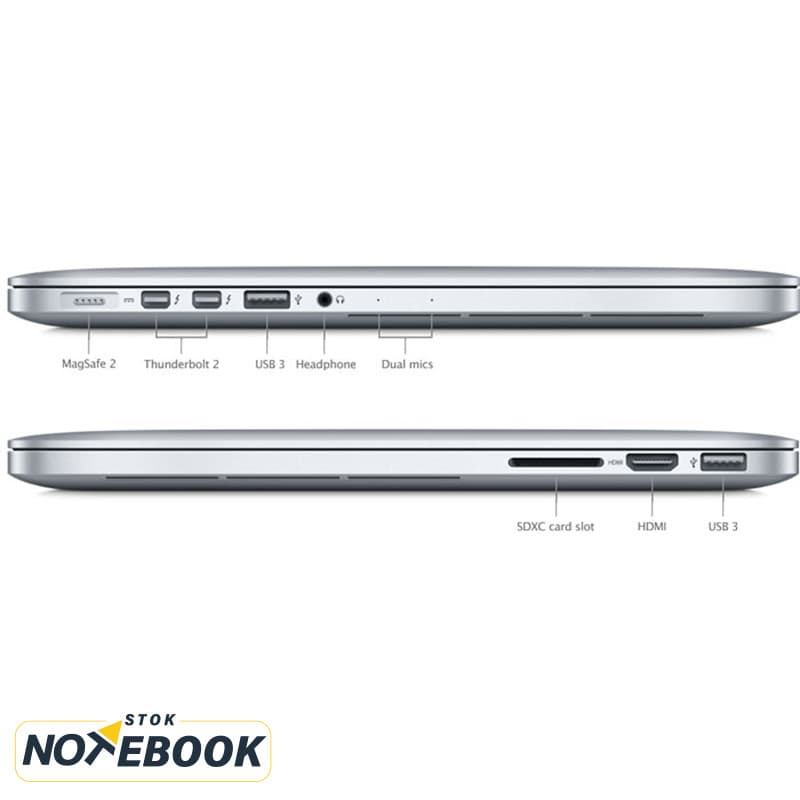 لپ تاپ اپل مدل MacBook pro 2014 | i7-4750HQ/16GB/128GB/Intel Iris Pro/15.4 inch Retina – B — تصویر ۳