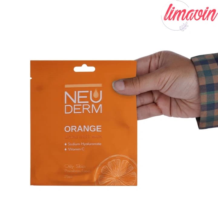 ماسک صورت نئودرم مدل Orange حجم 25 میلی لیتر — تصویر ۴
