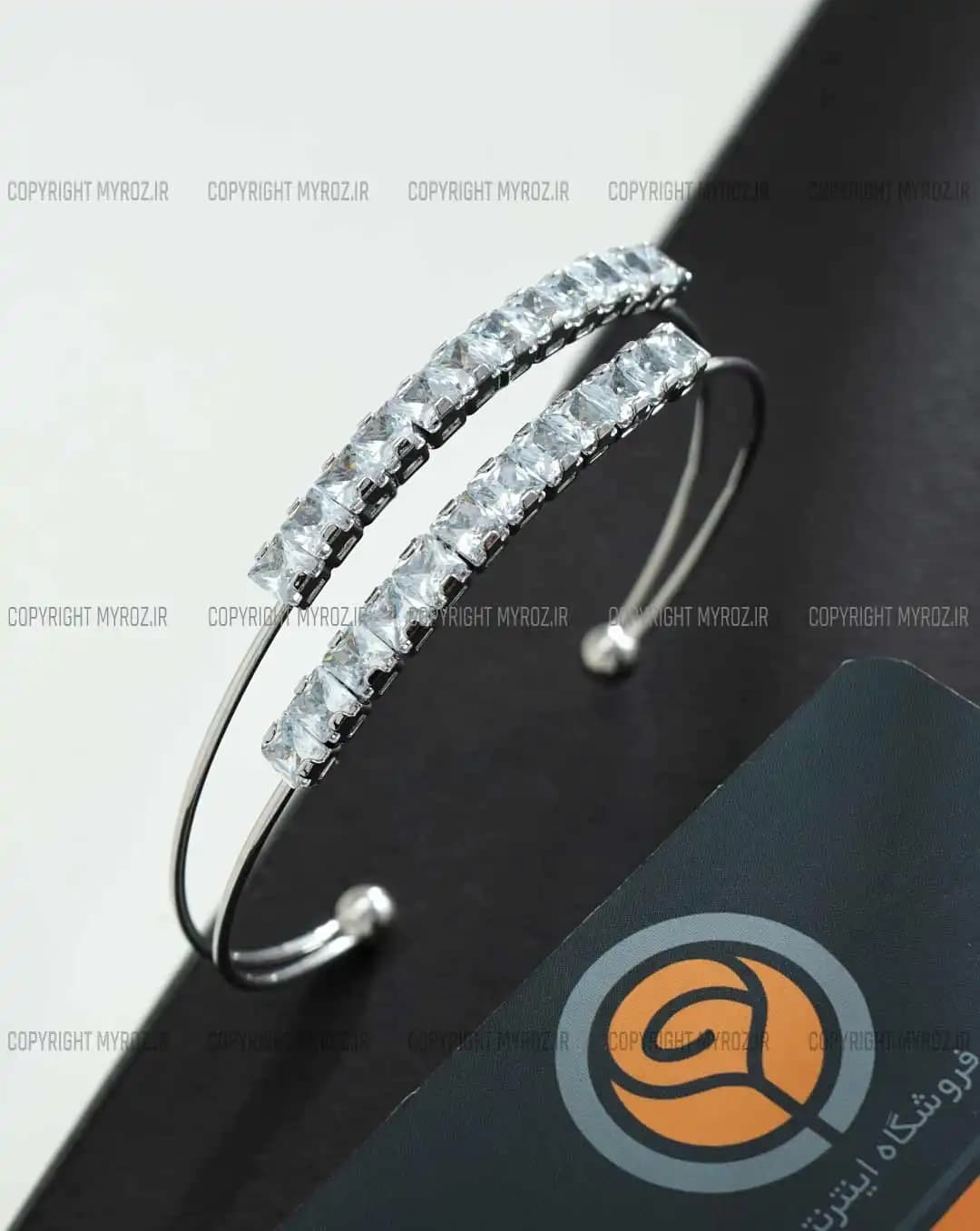 دستبند استیل زنانه کارتیر CARTIER مدل جواهری کد 2393 — تصویر ۴