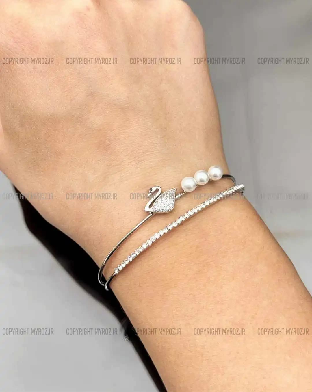 دستبند استیل زنانه کارتیر CARTIER مدل جواهری کد 2391 — تصویر ۳