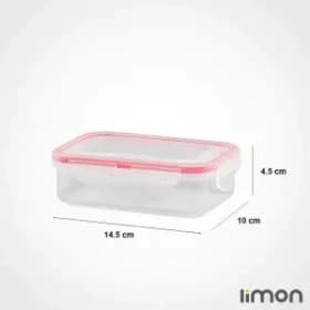 ظرف فریزری مستطیل لیمون 400 میلی کد 8023