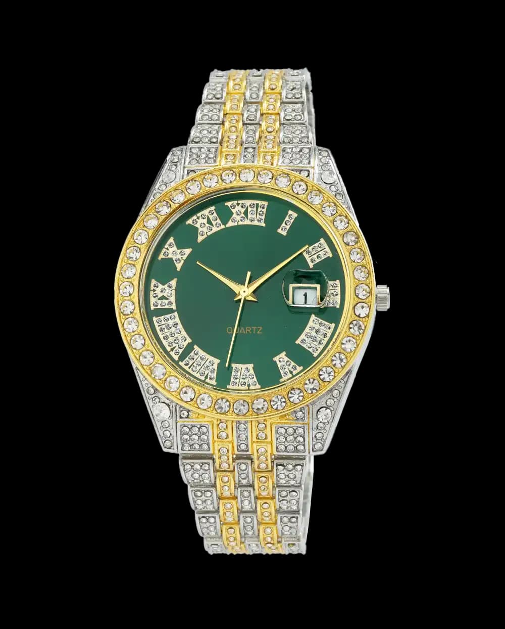 ساعت مچی مردانه رولکس ROLEX مدل فول نگین کد 2383