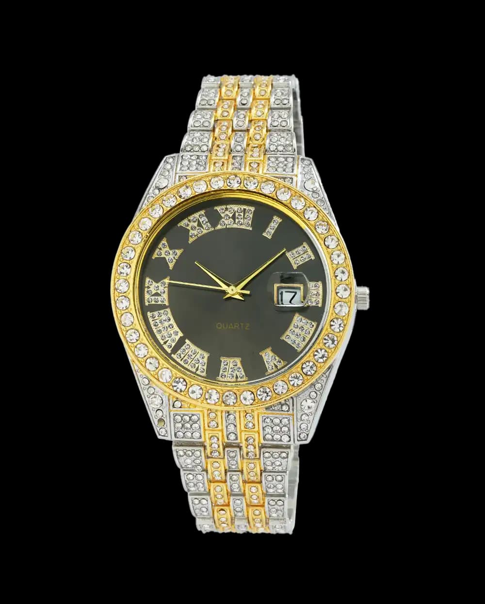 ساعت مچی مردانه رولکس ROLEX مدل فول نگین کد 2382 — تصویر ۲