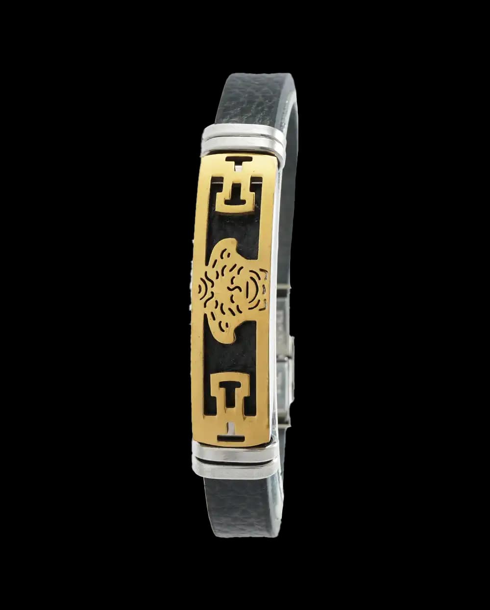 دستبند چرم مردانه ورساچه VERSACE کد 2368