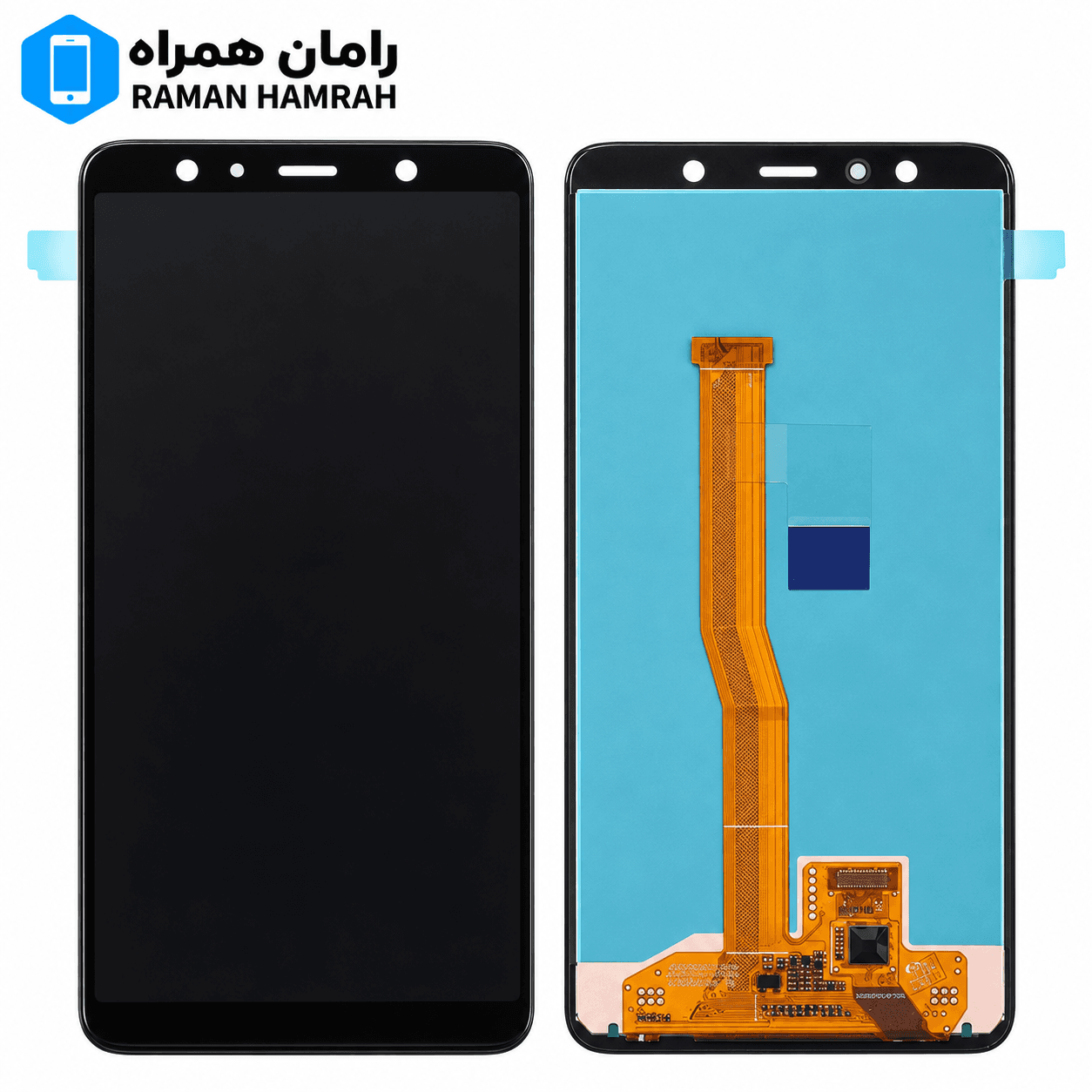 تاچ و ال سی دی سامسونگ Galaxy A7 2018 A750 بدون فریم OLED JC