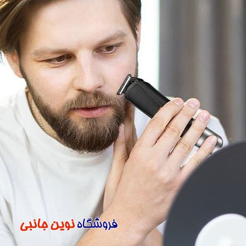 ست ماشین اصلاح بدن و صورت گرین لاین مدل Men’s Grooming Kit ا Green Lion Men’s Grooming Kit Set On/Off Switch GNMENGMGKTBK ( تک / عمده ) — تصویر ۶