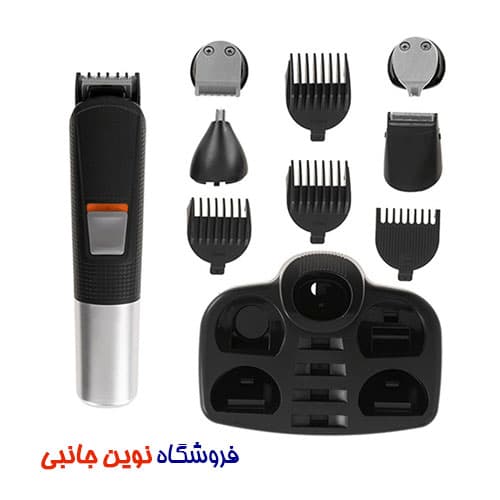 ست ماشین اصلاح بدن و صورت گرین لاین مدل Men’s Grooming Kit ا Green Lion Men’s Grooming Kit Set On/Off Switch GNMENGMGKTBK ( تک / عمده ) — تصویر ۴